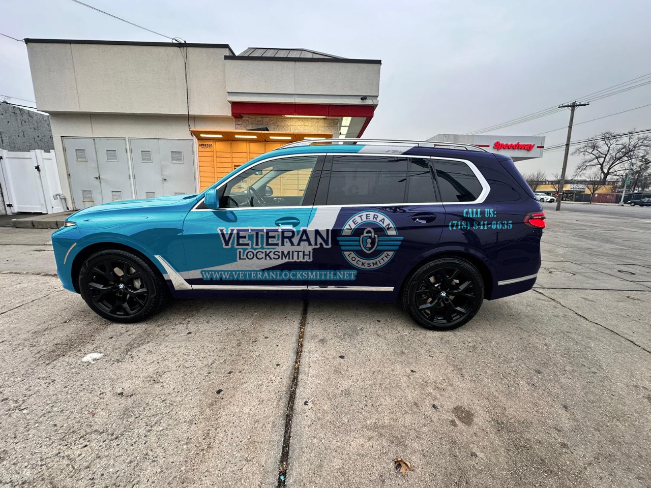 Veteran Locksmith wrapped service van in Brooklyn